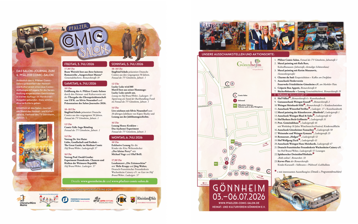 Programm und Lageplan